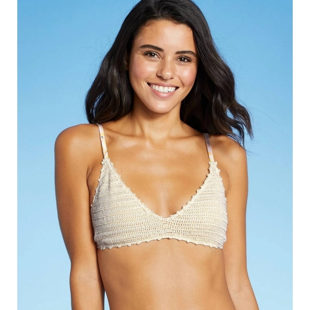 Xhilaration Crochet Bralette Bikini Top